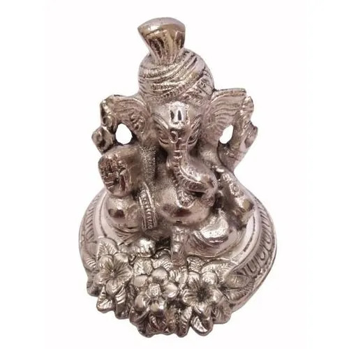 3 Inch Metal Ganpati Statue