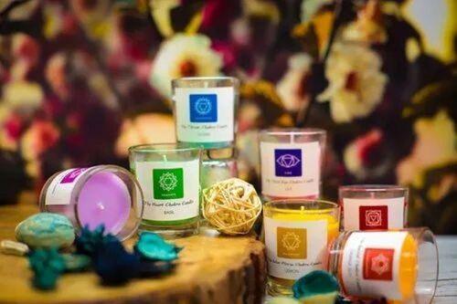 7 Chakra Candles With 7 Fragrances