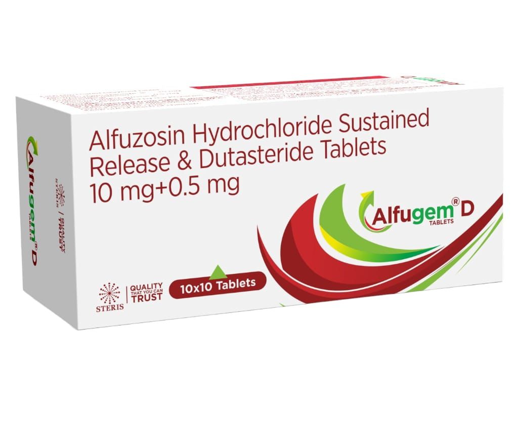 Alfuzosin Sr (10Mg), Dutasteride (0.5Mg) Tablets