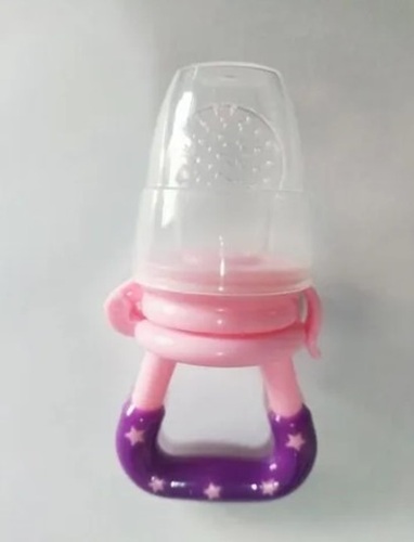 Baby Fruit Feeder - Plastic Material, 50 mL Size, Transparent Color | Multi Color Variety, Suitable for Ages 3 to 12 Months