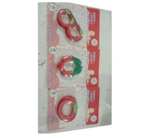 Baby Teethers - Rubber Material, Multicolor Design | Ideal for 3-12 Months Old Baby Care