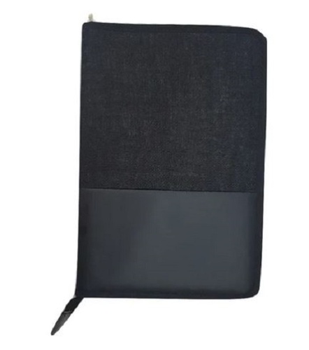 Black Jute Document File Folder