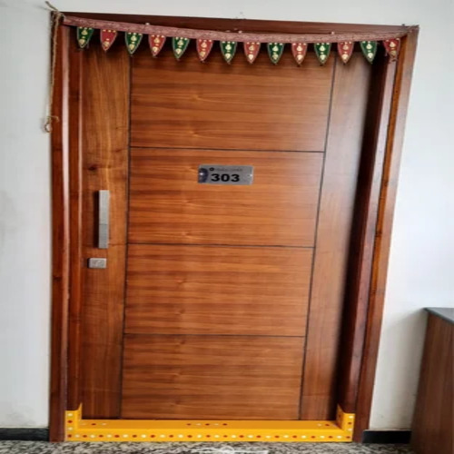 Decorative Door - Premium Wood, Hinged Style, Laminated Finish in Brown | Customized Size, Optimum Quality for Residential Use