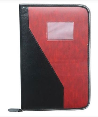 Dual Color Leather File Folder