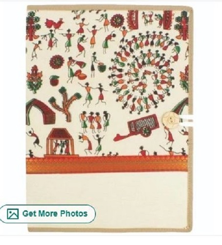 Fabric Jute File Folder