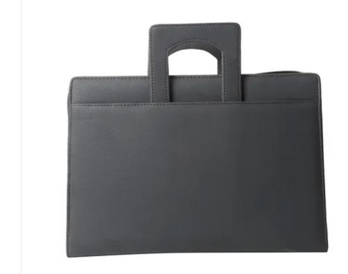 Leather Conference File Folder With Handle