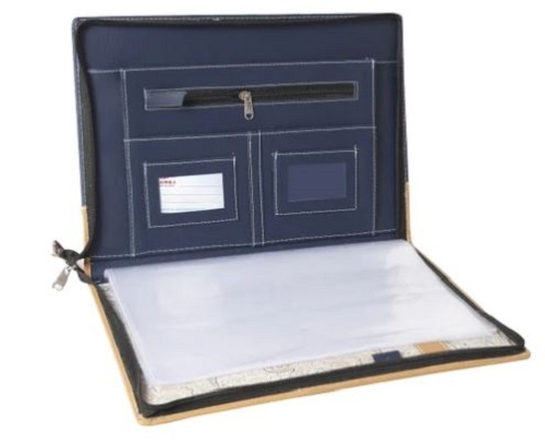 Leather Document File Folder - Tear Resistant Material, Easy to Clean, Easy to Carry, Committed Delivery Time