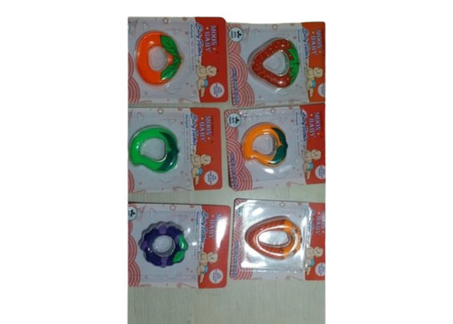 Multicolor Baby Teether - Rubber Material Suitable for 3-12 Months | Soft Graps Shape Safe and Durable