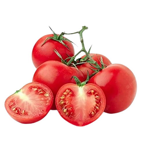 Natural Fresh Tomato - 100% Pure, Very Good Quality, Round Shape, Chopped Processing Form, Shelf Life: 1 Month | Stored in Cool & Dry Places, Ideal for Cooking