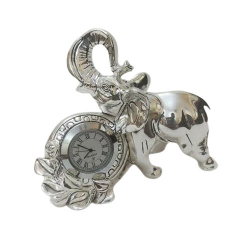 Silver Plated Elephant Statue