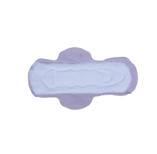 Straight Sanitary Napkin - Cotton Material White Color Disposable with Wings Suitable for All Sizes