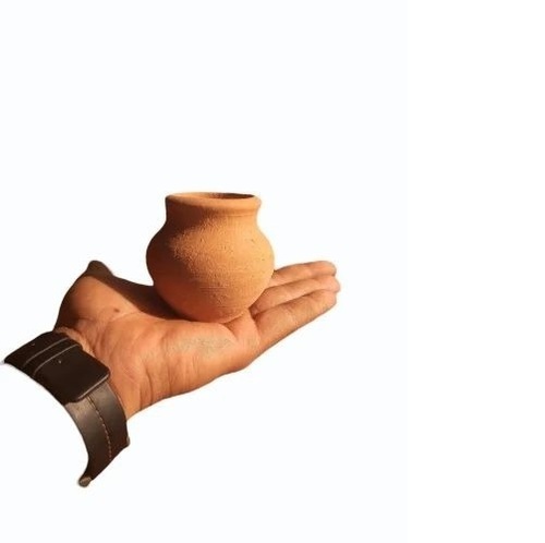 Tandoori Matka - Clay, 150 Milliliter Capacity, Round Shape, Red Color | Handmade by Shyamala Pottery, Ideal for Traditional Cooking