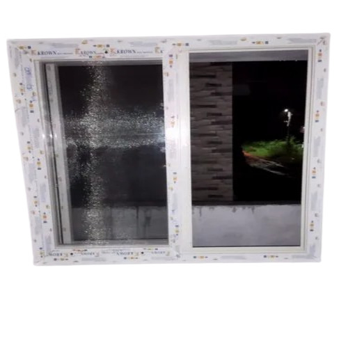 UPVC Windows - Premium Quality, Modern Rectangular Design in Optimum Brown, Standard Size for Residential Use