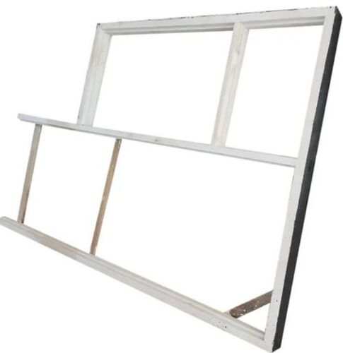 Wooden Window Frame - Natural Wood, Custom Fit | Classic Minimalist Design, Unadorned Style, Finished Surface