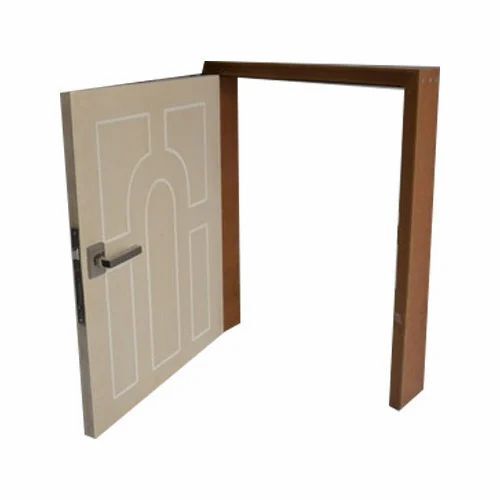 Wpc Door Frame - Premium Quality Standard Size Antique Brown Finish Plain Pattern for Entry Doors