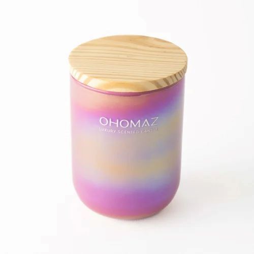 Premium Quality Pink Soy Wax Candle - 7.5cm x 7.5cm x 10.5cm | Eco-Friendly Long Burn Soothing Fragrance Clean Aesthetic Non-Toxic High-Quality Wick