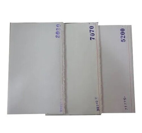 Cotton Fusible Interlining Fabric - 112 cm Width, 100-150 GSM , White Plain Design