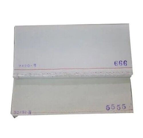 Cotton Fabric - 90 cm Width, GSM 100-150 | Plain White Design, Ideal for Interlining