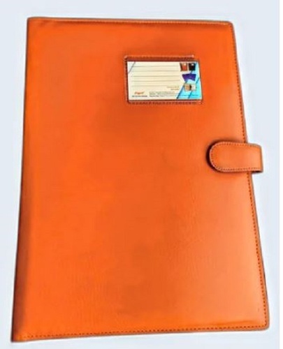 A4 Leather Conferences File Folder - Tear Resistant Material, Various Colors , Spacious Design for Easy Document Carrying