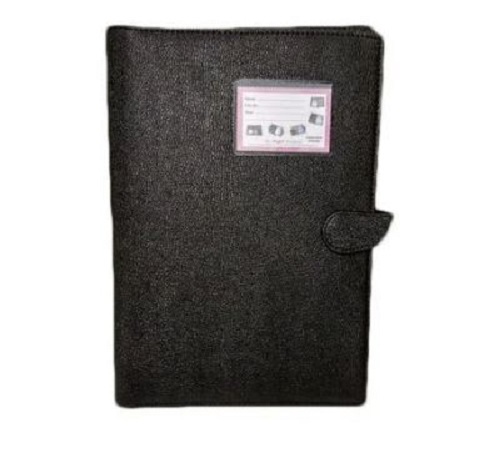 Black Color Magnetic Lock Conference File Folder