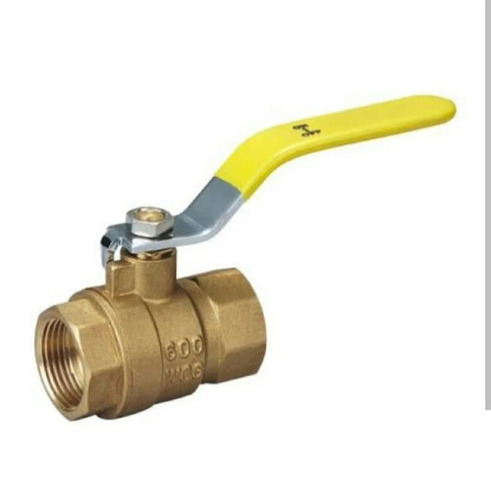 Brass Ball Valves - Durable, High Strength, Rust Free | For Water Media, Silver and Yellow Finish