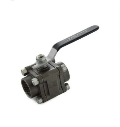 CS Ball Valve - Durable Casting Material, Rust-Free High Strength | Commercial Use, Grey Color, Ball Structure for Water Media