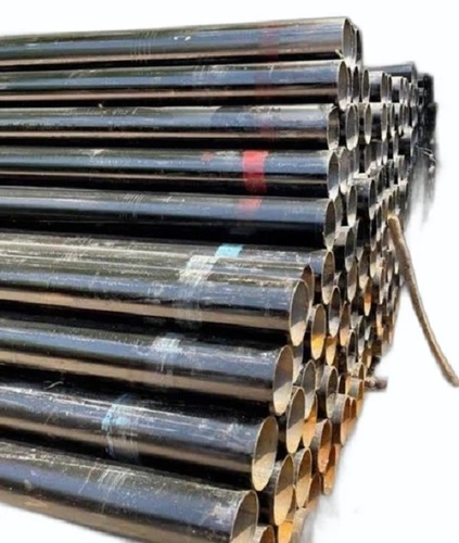 Mild Steel Seamless Pipes - Round High Strength, Durable & Rust Free