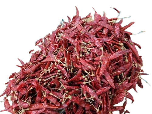 Guntur Dried Red Chilli - Fresh Quality, 100% Purity | Whole Red Pieces, Naturally Dried, Spicy Taste, Good for Health