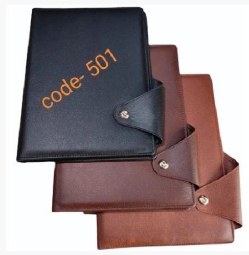 Leather Conference Folder - Spacious Design, Easy to Carry | Delivered On Time, Available in Various Colors
