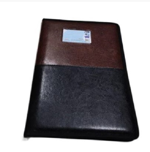 Leather Executive Conference File - Leather | Black, Easy to Clean, Ideal for Long-Term Document Storage and Thoughtful Gifting