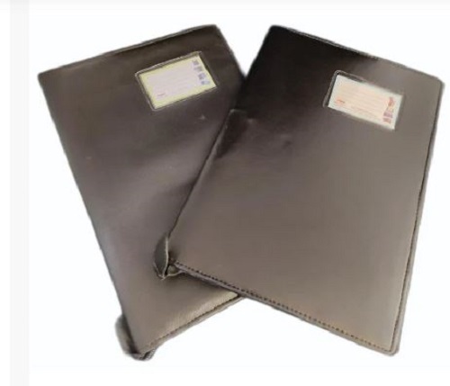 Leatherette Document File Folder - Tear Resistant Material, Spacious Design, Easy Carry Format, Various Colors Available