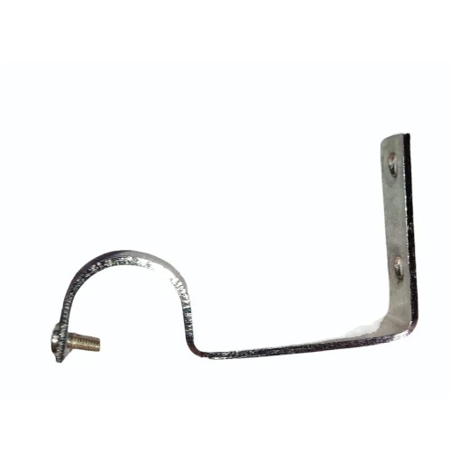 Metal Curtain Bracket - Color: Silver