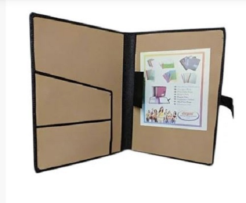 Plain Magnetic Lock Conference File Folder - Tear Resistant Material, Various Sizes Available | Easy to Clean, Spacious, Lightweight, Ideal for Gifting