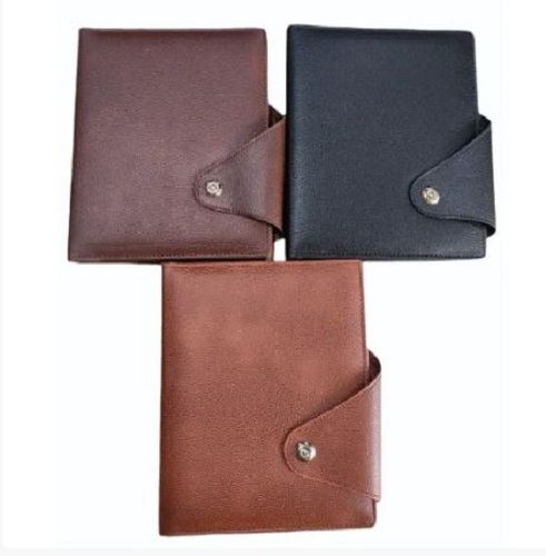 PU Leather Conference File - Tear Resistant Material, Spacious Design, Various Colors Available