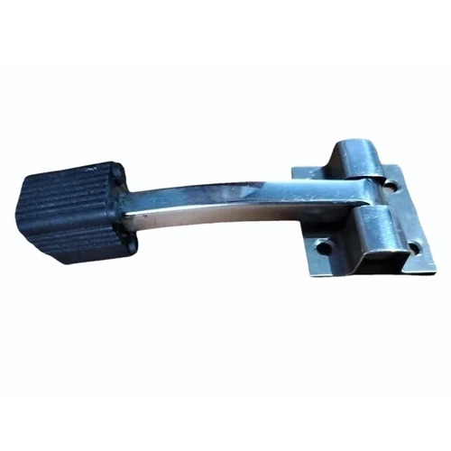 Stainless Steel Hook Style Door Stopper - 5.5 Inch | Polished Finish, Corrosion Resistant, Black and Silver Rubber Components
