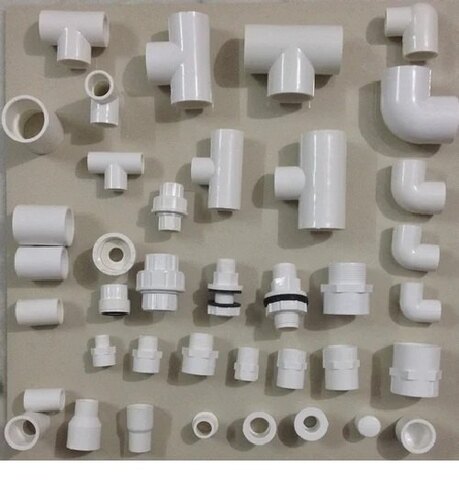 UPVC Pipe Fittings - Multiple Sizes, White Color | Durable, Lightweight, Corrosion-Resistant, Chemical-Resistant, Easy Installation, Smooth Interior Flow