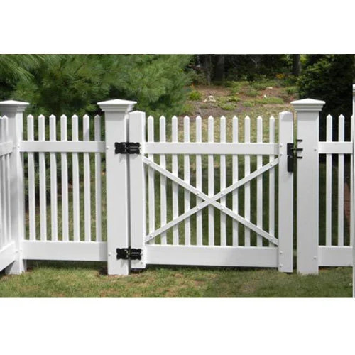 White Picket Fence Gate