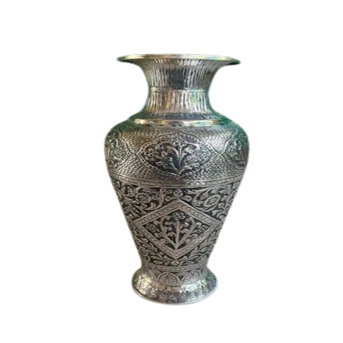 \Antique Beautfiul Carved Silver Replica Vase