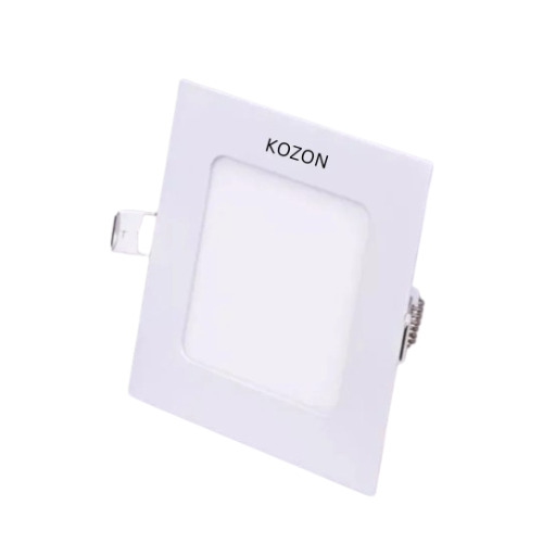 Slim Square Aluminium Panel Light - 6W Power, 6500K Cool Daylight | Perfect for Home, Hotels, and Office Usage