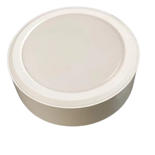 Slim Round LED Panel Light - 8W, 220V | Non-Dimmable, 5000-6500K Color Temperature, 180 Degree Beam Angle, White Plastic Design for Home and Hotel Applications