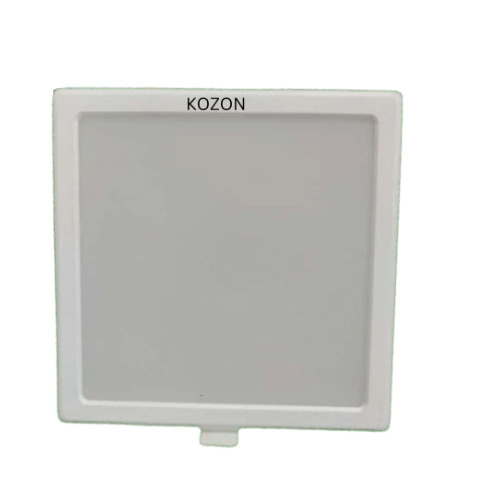 Square LED PC Panel Light - 8W, 5000-6500K Cool White | Plastic Material, Ideal for Home and Hotels