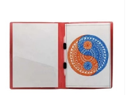 A4 PVC Report File Folder - Tear Resistant Material, Lightweight Design, Various Sizes Available, Ideal for Document Transportation