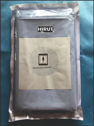 Fixable Drapes - Non-Woven Material, Sterile Blue Color | Unisex Design for Angiography Procedures