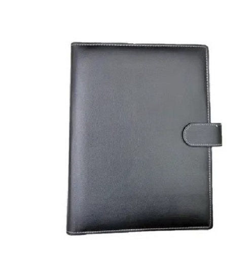 Black Leatherette Conference Document File Folder