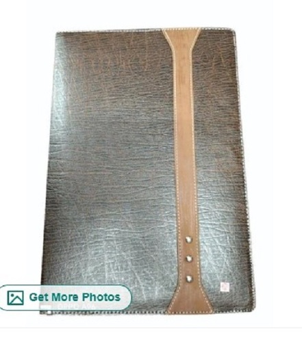 Brown PU Leather Executive File Folder