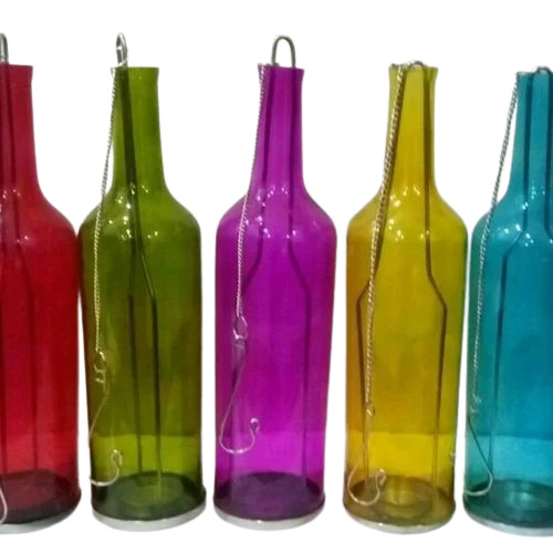 Colored Glass Bottle