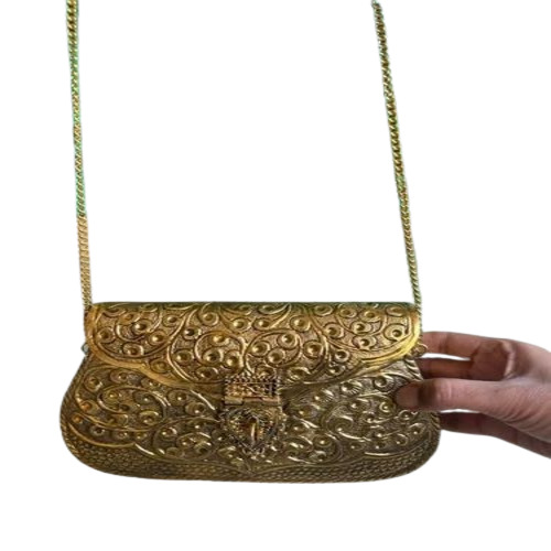 Golden Sling Clutch