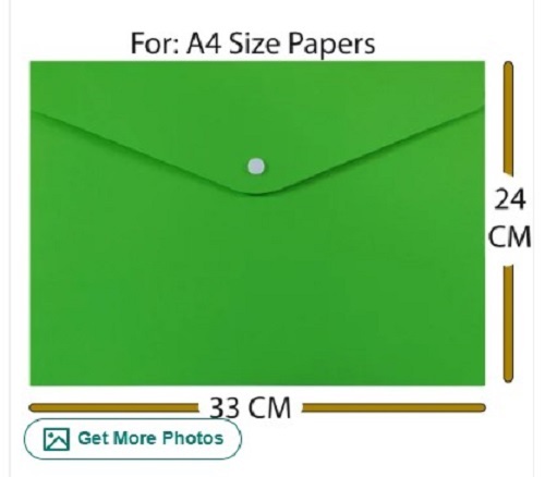 Green 4 Pocket Expending File