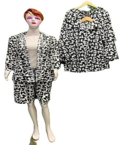 Ladies Co Ord Set - Crepe, Regular Fit, Multicolor | Modern Printed Design, Full Sleeves, Machine Washable, Breathable, Quick Dry, No Fade
