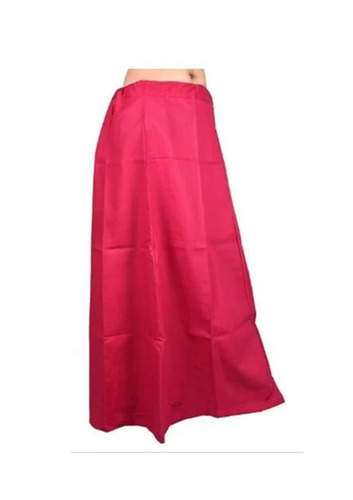 Ladies Petticoat - Cotton , Dark Pink , Regular Fit | Superior Quality, Anti Wrinkle, Breathable, Quick Dry, Machine Washable, All Season